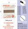 Griffin Silk Bead Cord Perlseide – Size Assortment 0-16 – 2 Meters per Card – Stainless Steel Needle Attached – for Knotting Pearls, Gemstones, Crystals and Beads